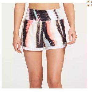 Calia Womens Step Up high waisted shorts in Artisan Hand Multicolor size XS